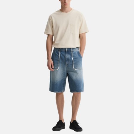 light-blue-bright-line-decorative-casual-mens-denim-shorts