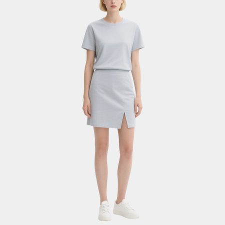 light-grey-short-sleeve-t-shirt-slit-skirt-set