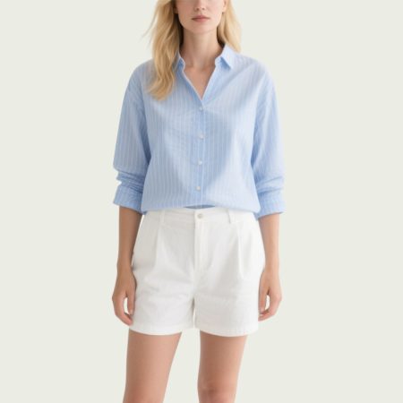 light-blue-striped-womens-shirt-oversized-long-sleeve-button-down-top