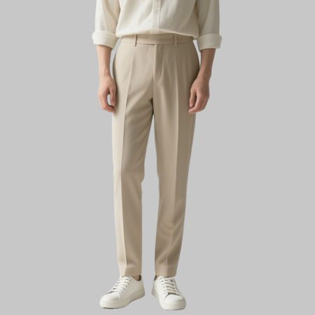 beige-tapered-mens-dress-pants-minimalist-outfits