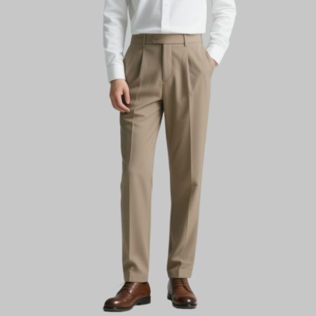 beige-pleated-mens-dress-pants-classic-fit-for-formal-outfits