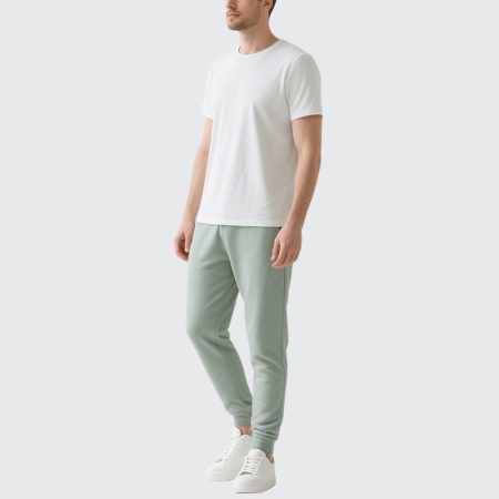 light-green-mens-joggers-soft-casual-athletic