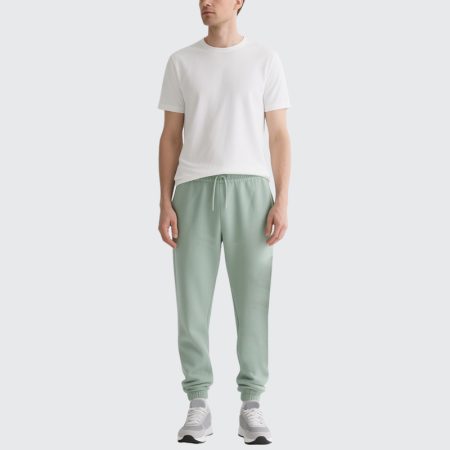 light-green-mens-joggers-soft-casual-athletic-wear