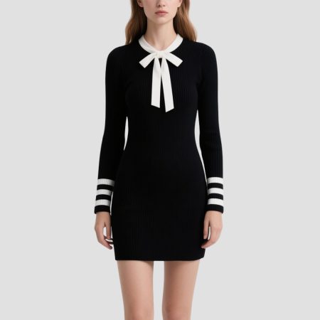 womens-sweet-slim-knitted-dress