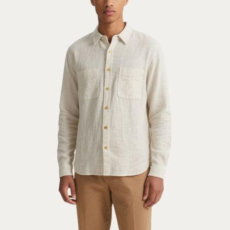 fashionable-off-white-double-pocket-mens-linen-shirt