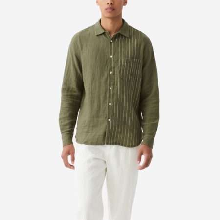 personalized-striped-splicing-mens-linen-shirt