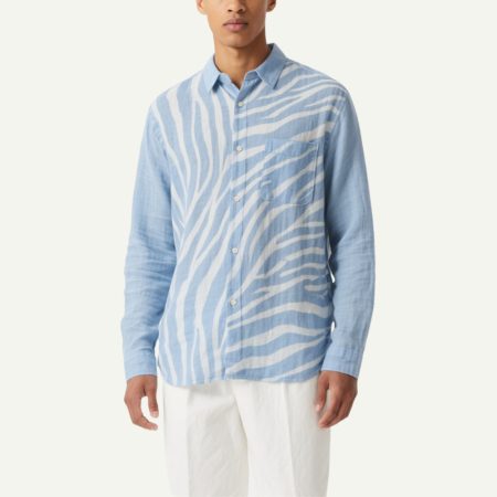 trendy-zebra-pattern-mens-linen-shirt