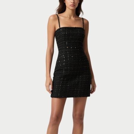 simple-and-elegant-sleeveless-tweed-dress