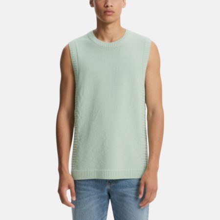 fresh-and-elegant-light-green-round-neck-mens-knitted-vest