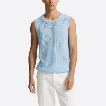 fashionable-breathable-hollow-round-neck-mens-knitted-vest