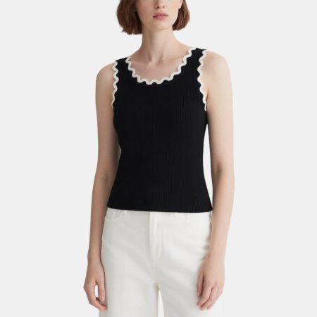 fashionable-wavy-edge-womens-knitted-vest