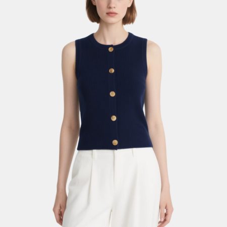 vintage-single-breasted-womens-knitted-vest